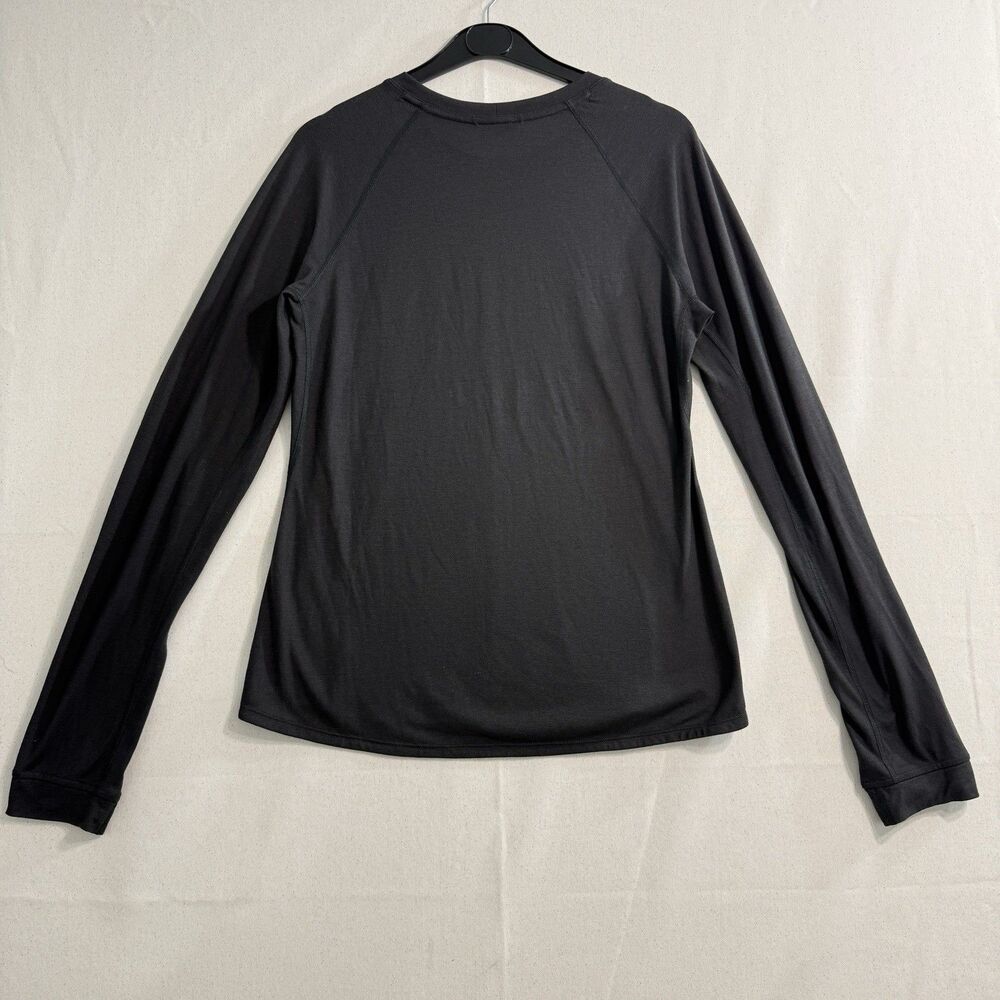 Patagonia Capilene Midweight Crew baselayer in black Women Size Medium - Picture 2 of 8